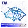 Arco de Seguridad SUBARU BRZ (ZC6) 2-doors Coupe MULTIPOINT WELD IN V5 AST Roll cages