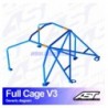Arco de Seguridad TOYOTA GT86 (ZN6) 2-doors Coupe REMOVABLE FULL CAGE V3 AST Roll cages