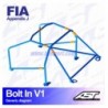 Arco de Seguridad VW Golf (Mk2) 3-doors Hatchback BOLT IN V1 AST Roll cages