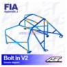 Arco de Seguridad VW Golf (Mk2) 3-doors Hatchback BOLT IN V2 AST Roll cages