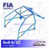 Arco de Seguridad VW Golf (Mk2) 3-doors Hatchback BOLT IN V2 AST Roll cages AST Roll Cages - 2
