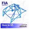 Arco de Seguridad VW Golf (Mk2) 3-doors Hatchback WELD IN V5 AST Roll cages AST Roll Cages - 2