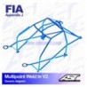 Arco de Seguridad VW Golf (Mk2) 3-doors Hatchback MULTIPOINT WELD IN V2 AST Roll cages AST Roll Cages - 2