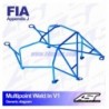 Arco de Seguridad MERCEDES-BENZ (C123) 2-doors Coupe MULTIPOINT WELD IN V1 AST Roll cages