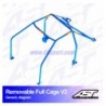 Arco de Seguridad OPEL Calibra 3-doors Coupe FWD REMOVABLE FULL CAGE V2 AST Roll cages AST Roll Cages - 2