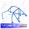 Arco de Seguridad Renault R19 (Phase 1/2) 3-door Coupe FULL CAGE V2 AST Roll cages
