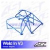 Arco de Seguridad SEAT Leon (1P) 5-door Hatchback WELD IN V3 AST Roll cages