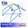 Arco de Seguridad TOYOTA Yaris (XP10) 3-door Hatchback BOLT IN V1 AST Roll cages AST Roll Cages - 2