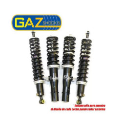 Citroen C2 GAZ GOLD adjustable threaded body suspension kit for circuit driving and asphalt rally GAZ Shocks - 1