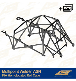 Arco de Seguridad PEUGEOT 106 (Phase 1/2) 3-doors Hatchback MULTIPOINT ASN/FIA AST Roll cages