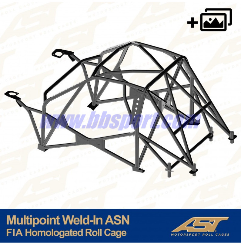 Arco de Seguridad PEUGEOT 106 (Phase 1/2) 3-doors Hatchback MULTIPOINT ASN/FIA AST Roll cages Arco de Seguridad PEUGEOT 106 (Phase 1/2) 3-doors Hatchback MULTIPOINT ASN/FIA AST Roll cages