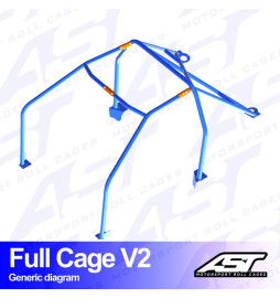 Arco de Seguridad AUDI Coupé (B2) 2-doors Coupé FWD FULL CAGE V2 AST Roll cages