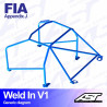Arco de Seguridad TOYOTA ARISTO (S160) 4-door Sedan WELD IN V1 AST Roll cages