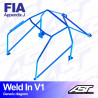 Arco de Seguridad TOYOTA ARISTO (S160) 4-door Sedan WELD IN V1 AST Roll cages