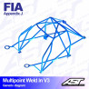 Arco de Seguridad BMW (E36) 3-Series 2-doors Coupe RWD MULTIPOINT WELD IN V3 AST Roll cages