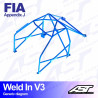 Arco de Seguridad BMW (E36) 3-Series 4-doors Sedan RWD WELD IN V3 AST Roll cages