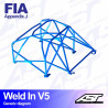 Arco de Seguridad BMW (E36) 3-Series 2-doors Coupe RWD WELD IN V5 AST Roll cages