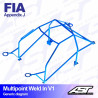 Arco de Seguridad AUDI Coupé (B2) 2-doors Coupé FWD MULTIPOINT WELD IN V1 AST Roll cages