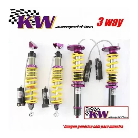 VW Golf 8 type CD Suspensiones de competición KW Competition 3 way (Circuit Spec.)