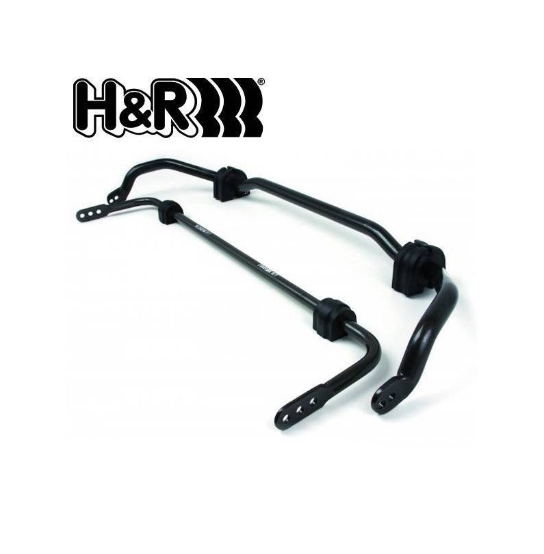 Kit barras estabilizadoras H&R Audi A3 & A3 Sport back 4WD & S3 8P / VW Golf 5 R32 4WD & GOLF 6 R 4WD  24 mm delt. + 26 mm tras.