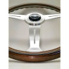 Nardi Classic ND36 Steering Wheel, Wood, Chrome Spokes, 25 mm Dish