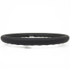 Nardi Classic ND39 Steering Wheel, Black Leather, Satin Spokes, Grey Stitching, 30 mm Dish