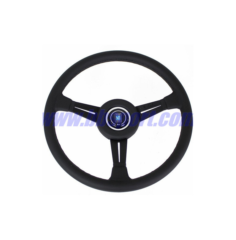 Nardi Classic ND36 Steering Wheel, Black Leather, Black Spokes, Black Stitching, 25 mm Dish Nardi Classic ND36 Steering Wheel, Black Leather, Black Spokes, Black Stitching, 25 mm Dish