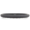 Nardi Classic ND34 Steering Wheel, Black Leather, Black Spokes, Grey Stitching, 40 mm Dish