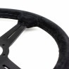 Nardi Classic ND34 Steering Wheel, Suede, Black Spokes, Black Stitching, 40 mm Dish
