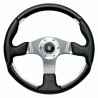 Nardi ND1 Steering Wheel, Black Perforated Leather, Chrome Spokes, Ø35 cm