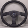 Nardi Leader Steering Wheel, Black Leather, Black Spokes, Ø35 cm Nardi - 1