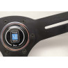 Nardi Competition Steering Wheel, Suede, Black Spokes, Red Stitching, 40 mm Dish, Ø33 cm Nardi - 2