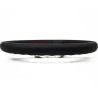 Nardi Deep Corn Steering Wheel, Black Perforated Leather, Chrome Spokes, Red Stitching, 50 mm Dish, Ø33 cm