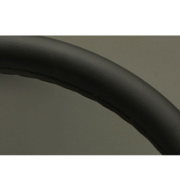 Nardi Classic ND36 Steering Wheel, Black Leather, Satin Spokes, Grey Stitching, 40 mm Dish, Black Hub Nardi - 4