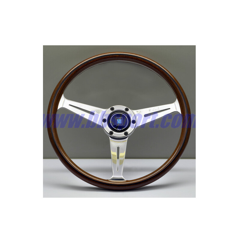 Nardi Classic ND36 Steering Wheel, Wood, Chrome Spokes, 40 mm Dish (Large Hub) Nardi Classic ND36 Steering Wheel, Wood, Chrome Spokes, 40 mm Dish (Large Hub)