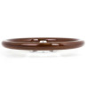 Nardi Deep Corn Steering Wheel, Wood, Chrome Spokes, 50 mm Dish, Ø33 cm