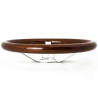 Nardi Deep Corn Steering Wheel, Wood, Chrome Spokes, 75 mm Dish, Ø35 cm