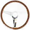 Nardi Classic ND36 Steering Wheel, Wood, Chrome Spokes, 40 mm Dish