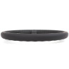Nardi Classic ND36 Steering Wheel, Black Leather, Black Spokes, Grey Stitching, 40 mm Dish