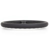 Nardi Classic ND33 Steering Wheel, Black Leather, Black Spokes, Grey Stitching, 40 mm Dish