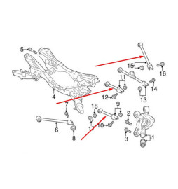 Cybul Rear Adjustable Control Arms Kit for Mazda MX-5 ND