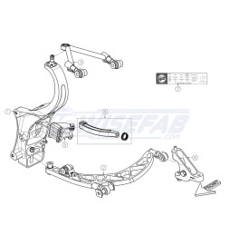 Wisefab Front Track Kit for Nissan GT-R Wisefab - 7