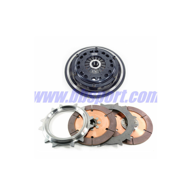 DKM Stage 3 Uprated Twin Clutch + Flywheel for BMW Serie 3 E36 6 cil. Inc, M3 y E46 6 cil.