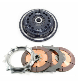 DKM Stage 3 Uprated Twin Clutch + Flywheel Kit for Mini Cooper S R53, incl. JCW (02-08)