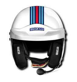 Casco Sparco abierto RJ-i MARTINI RACING STRIPES DESIGN
