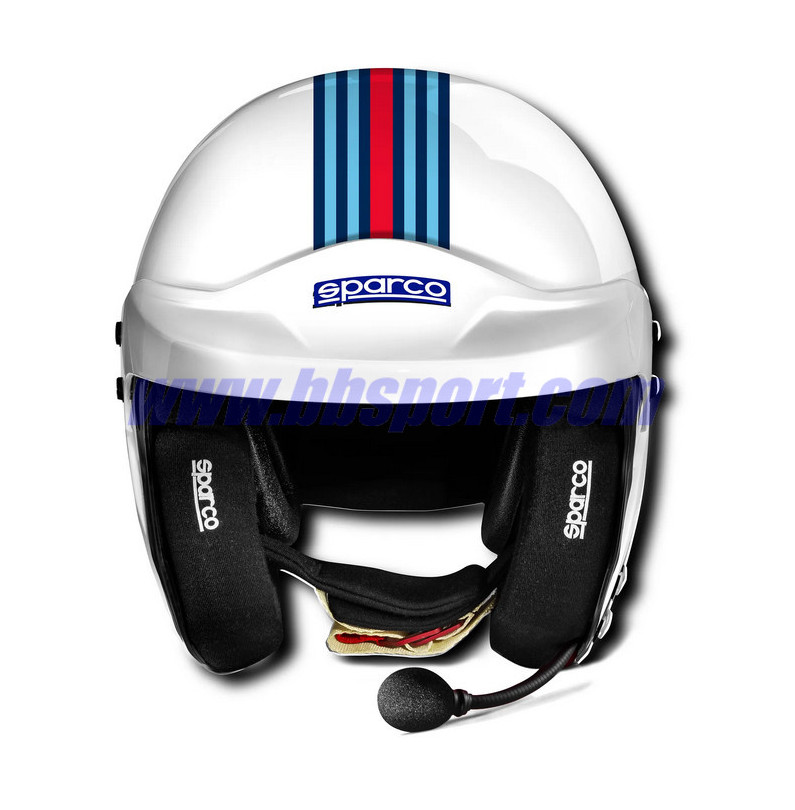 Casco Sparco abierto RJ-i MARTINI RACING STRIPES DESIGN Casco Sparco abierto RJ-i MARTINI RACING STRIPES DESIGN
