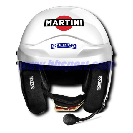 Casco Sparco abierto RJ-i MARTINI RACING LOGO DESIGN