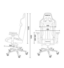 Silla de Gaming/Oficina TROOPER Sparco - 3