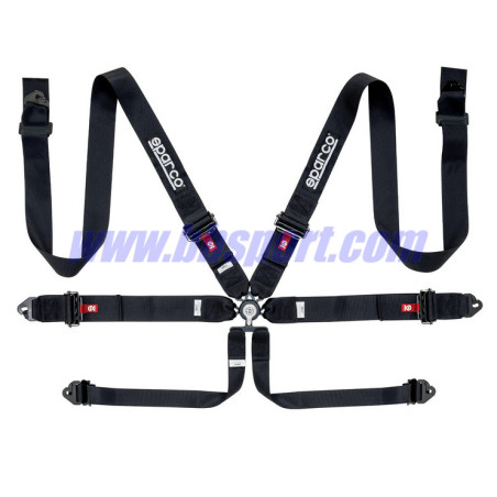 Arnés  de seguridad racing con 6 puntos de anclaje CINTURA COMPETITION H-3 LIGHT 6 PT.