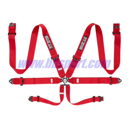 Arnés  de seguridad racing con 6 puntos de anclaje CINTURA COMPETITION H-3 6 PT